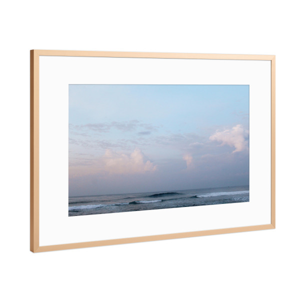 Poster mit Rahmen Kupfer "Good Morning Hikkaduwa" artboxONE - Natur,Reise,Reise / Strand und Meer,Reise / Länder