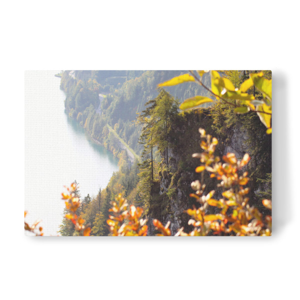 Leinwandbild "Goldene Seestraße" artboxONE - Natur