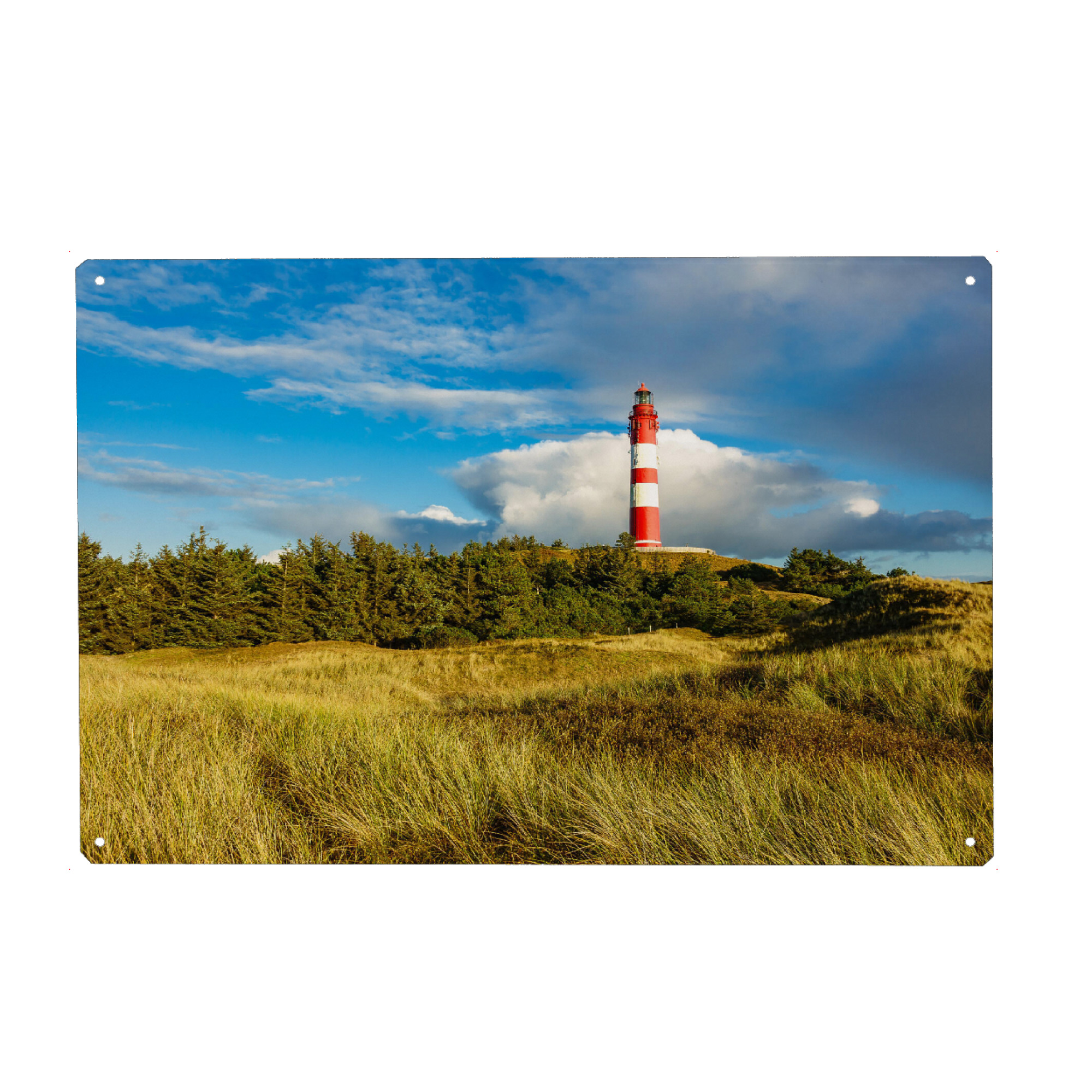 Holzbild "Leuchtturm in Wittdün" artboxONE - Natur,Reise,Architektur