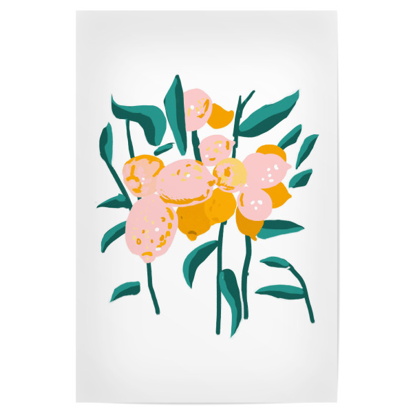 Poster "Lemon Love" artboxONE - Natur,Essen & Trinken