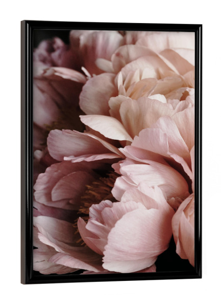 Poster mit schwarzem Rahmen "Elegant Flower" artboxONE - Natur,Floral,Liebe,Für Mama