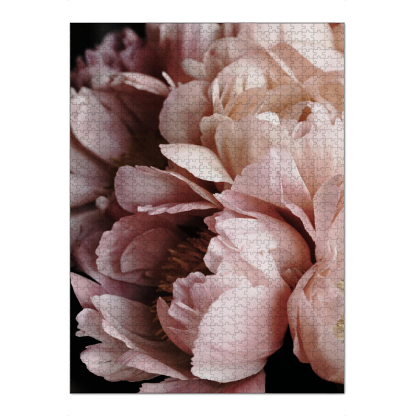 Puzzle Ravensburger "Elegant Flower" artboxONE - Natur,Floral,Liebe,Für Mama - Peony,Peonies,Floral,Flower,Elegant,Flowers,Blumen,Closeup,Beauty