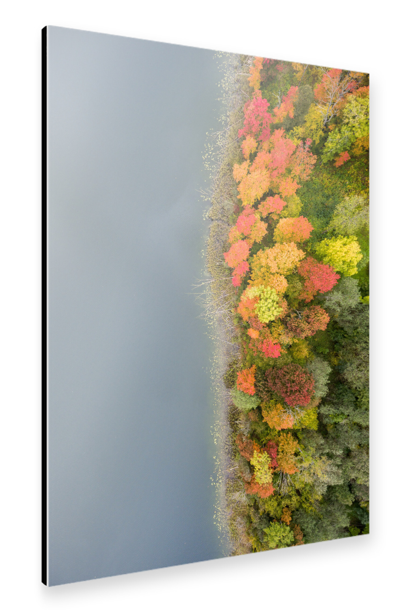 Alu-Dibond "Autumn coast" 75x50 cm artboxONE