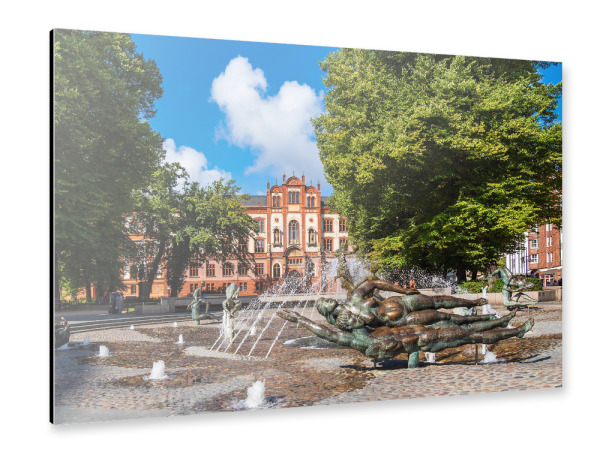 Alu-Dibond "Universität in Rostock" 30x20 cm artboxONE
