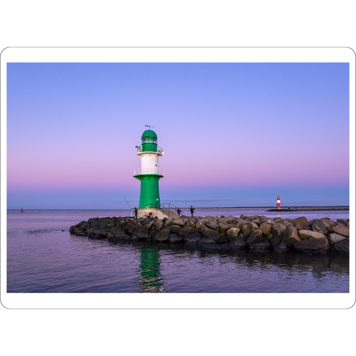 Tischset "Mole in Warnemünde" artboxONE - Natur,Architektur,Reise / Strand und Meer