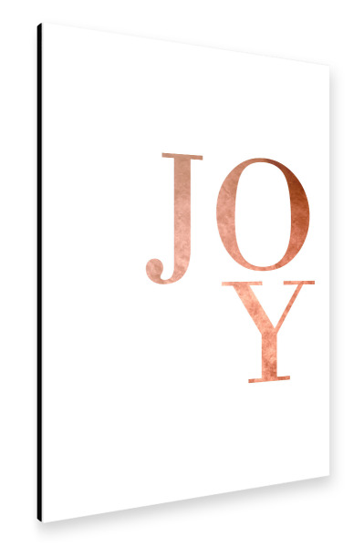 Alu-Dibond "Joy Copper" 30x20 cm artboxONE