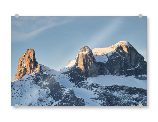 Acrylglasbild "Drei Türme in der Morgensonne" artboxONE - Natur,Reise / Länder