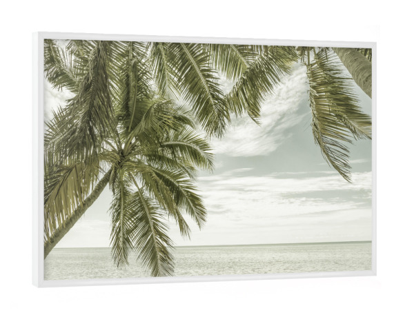 Poster mit weißem Rahmen "Meeresblick | Vintage" artboxONE - Natur,Reise / Strand und Meer