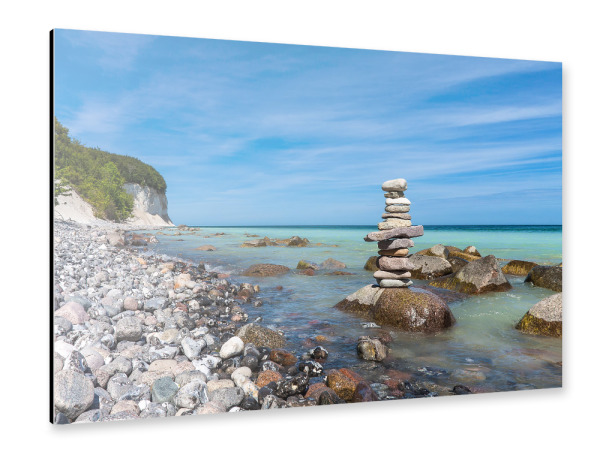 Alu-Dibond "Ostseeküste auf der Insel Rügen" 30x20 cm artboxONE