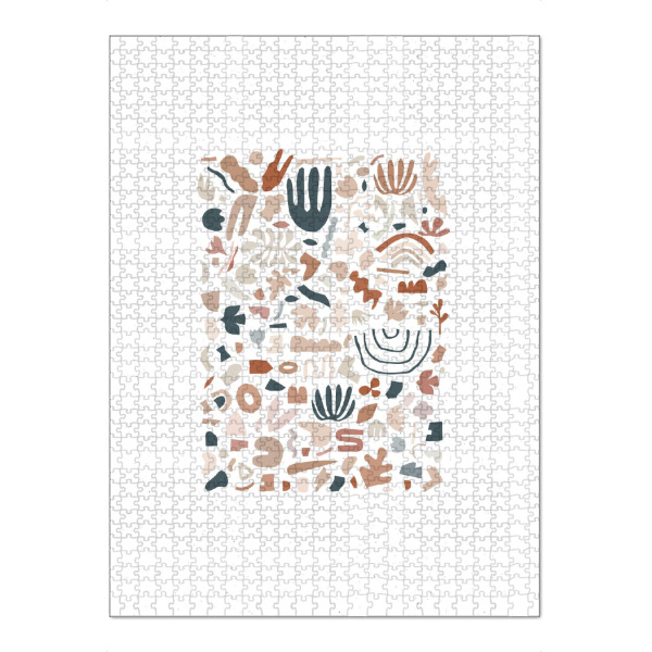 Puzzle Ravensburger "Abstract shapes pastel color" artboxONE - Abstrakt,Streetart