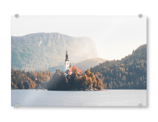 Acrylglasbild "Sunrise on the Lake" artboxONE - Natur,Reise,Architektur