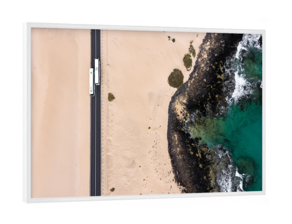 Poster mit weißem Rahmen "Ocean way" artboxONE - Natur,Reise,Menschen