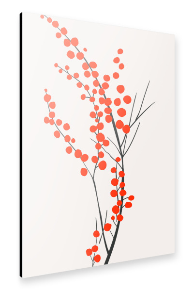 Alu-Dibond "Wild Berries" 30x20 cm artboxONE