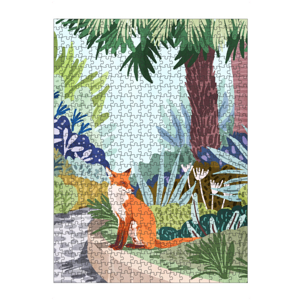 Puzzle Ravensburger "Fox in The Garden | Animals" artboxONE - Natur,Tiere