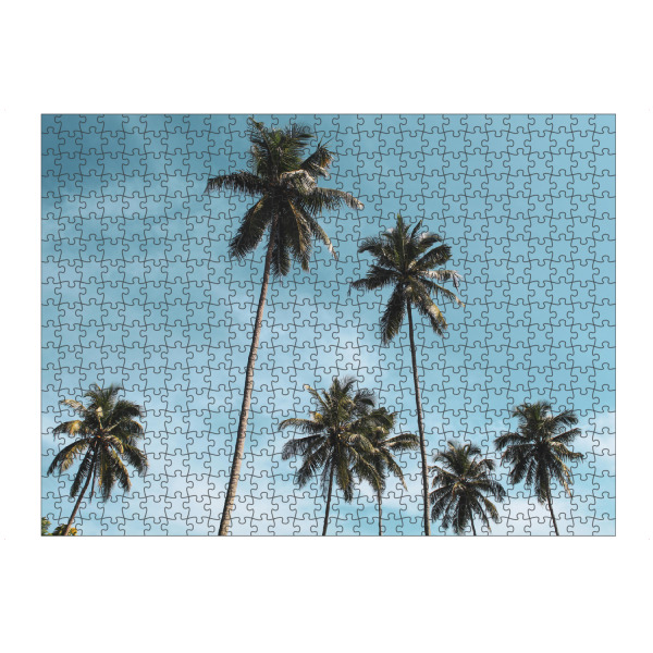 artboxONE Puzzle "Blue sky and palmtrees" artboxONE - Natur,Reise,Reise / Strand und Meer