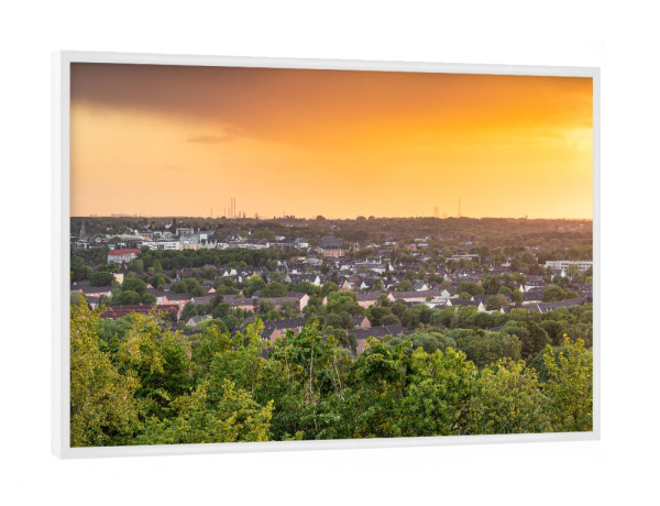 Poster mit weißem Rahmen "Bottrop im Ruhrgebiet" artboxONE - Natur,Reise,Reise / Länder