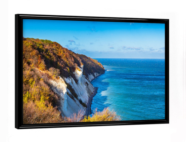 Poster mit schwarzem Rahmen "Insel Moen in Dänemark" artboxONE - Natur,Reise,Reise / Strand und Meer,Reise / Länder