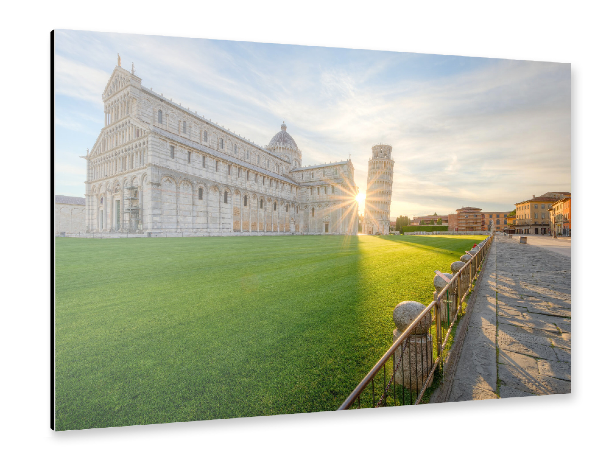 Alu-Dibond "Ein Sonnenstern in Pisa" 75x50 cm artboxONE