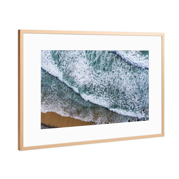 Poster mit Rahmen Kupfer "Surfers dream" artboxONE - Natur,Reise,Sport