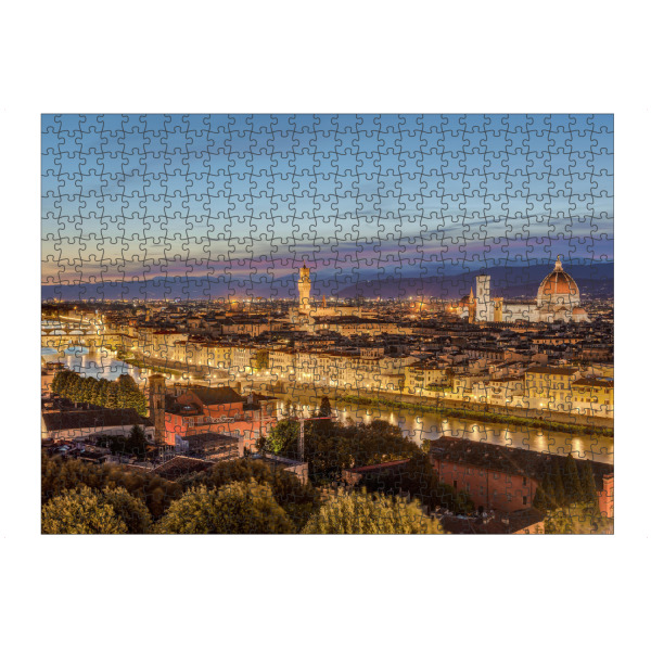 Puzzle Ravensburger "Florenz am Abend" artboxONE - Städte,Reise,Reise / Länder