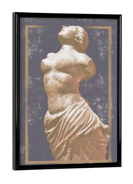 Poster mit schwarzem Rahmen "Goddess" artboxONE - Menschen,Liebe,Marmor