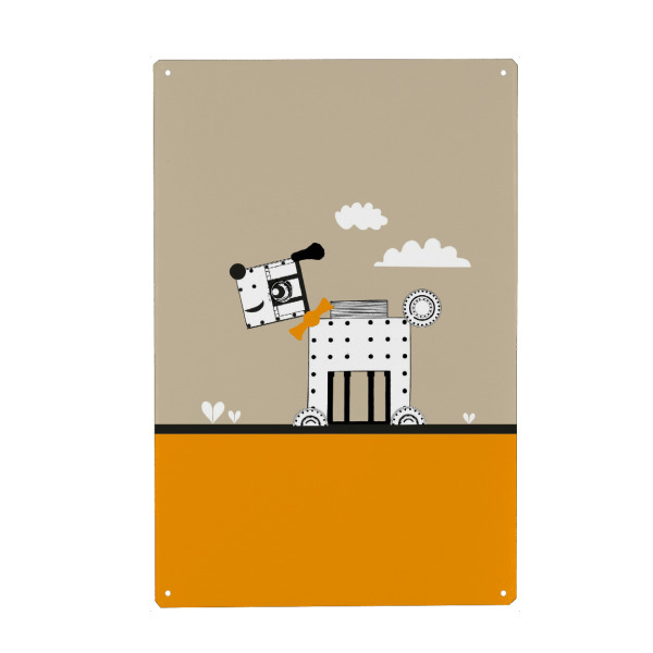 Holzbild "Gustav" artboxONE - Für Kinder,Tiere - Dalmatiner,Niedlich,Modern,Geschenkidee,Tiere,Nursery,Kinder,Animal,Pet,Dog,Hund,Funny,Lustig