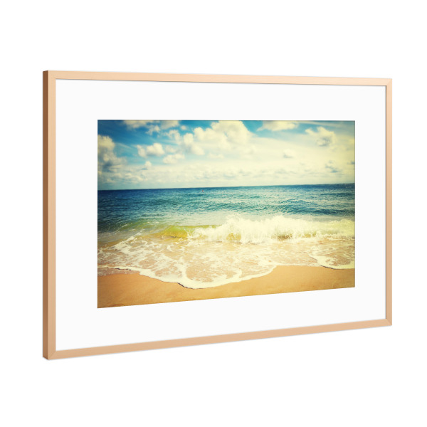 Poster mit Rahmen Kupfer "Karibean Northsea" artboxONE - Natur,Reise,Reise / Strand und Meer