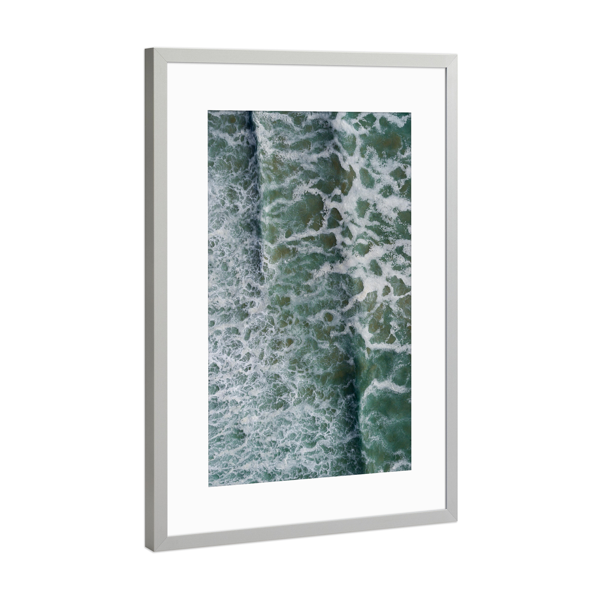 Poster mit Rahmen Silber "Ocena art" artboxONE - Natur,Reise,Abstrakt,Reise / Strand und Meer
