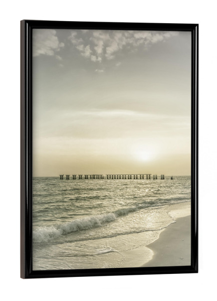 Poster mit schwarzem Rahmen "Vintage Sonnenuntergang" artboxONE - Natur,Reise / Strand und Meer