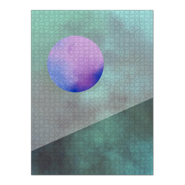 Puzzle Ravensburger "Abstrakter Planet" artboxONE - Natur,Abstrakt,Geometrie,Galaxy