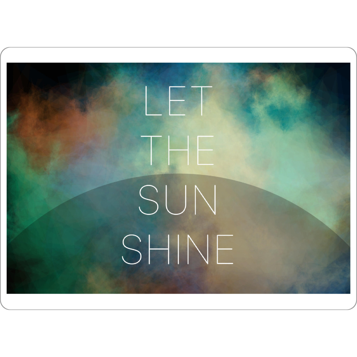 Tischset "Let the sun shine" artboxONE - Typografie,Abstrakt,Galaxy