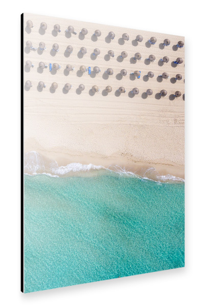 Alu-Dibond "Beach game" 30x20 cm artboxONE