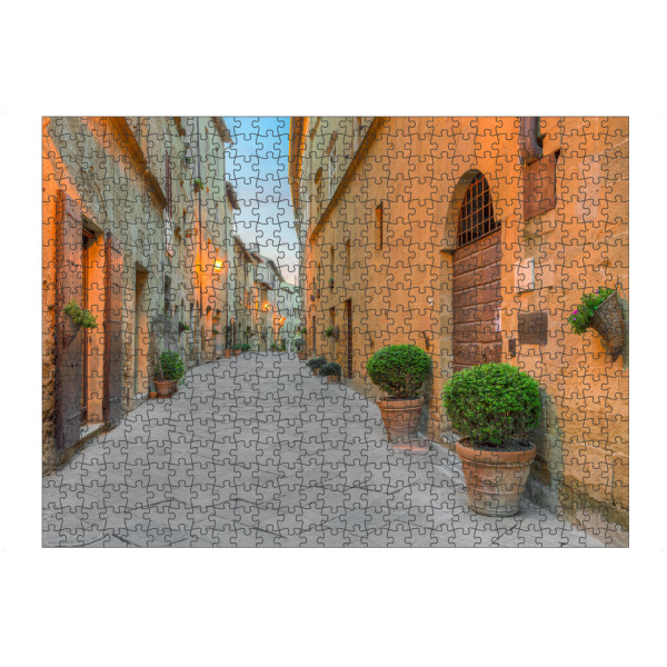Puzzle Ravensburger "Pienza in der Toskana" artboxONE - Städte,Reise,Architektur,Reise / Länder