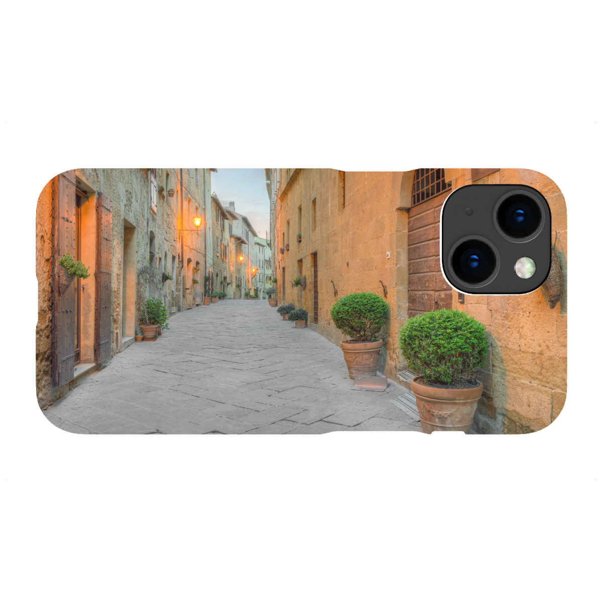 iPhone "Pienza in der Toskana" Premium-Case Handyhülle artboxONE