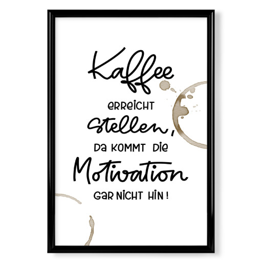 Kaffee und Motivation