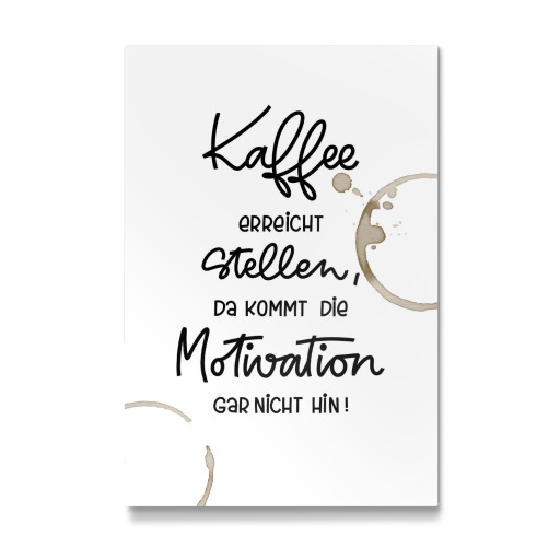 Kaffee und Motivation