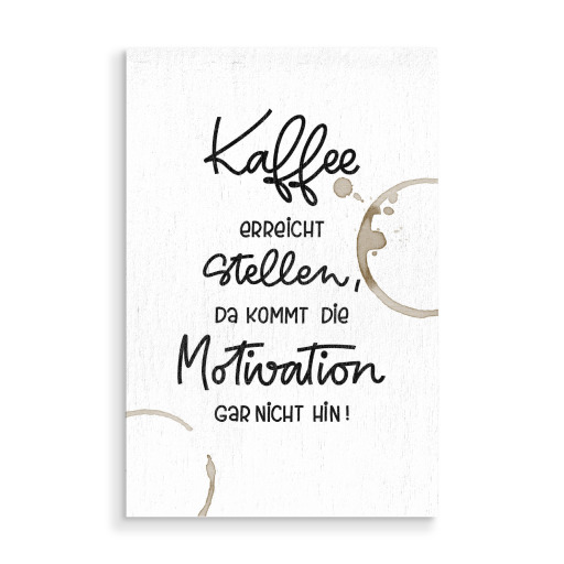Kaffee und Motivation