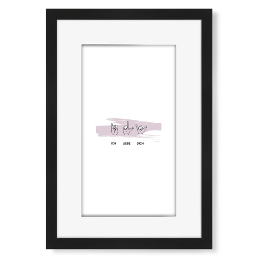 Gebärdensprache - Ich liebe dich!