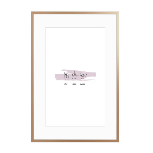 Gebärdensprache - Ich liebe dich!