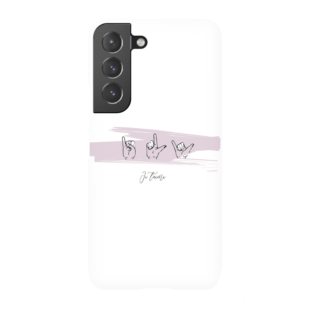 "Je t'aime - Gebärdensprache"für Samsung Galaxy - Premium-Case Handyhülle artboxONE