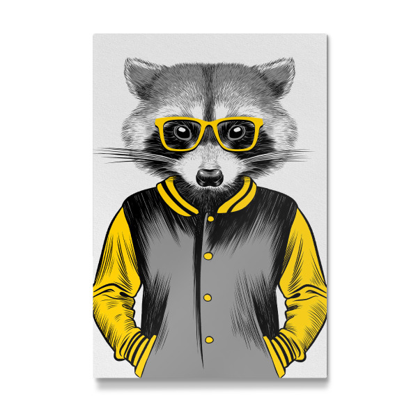 Galerie-Print "Intellectual raccoon" 30x20 cm artboxONE