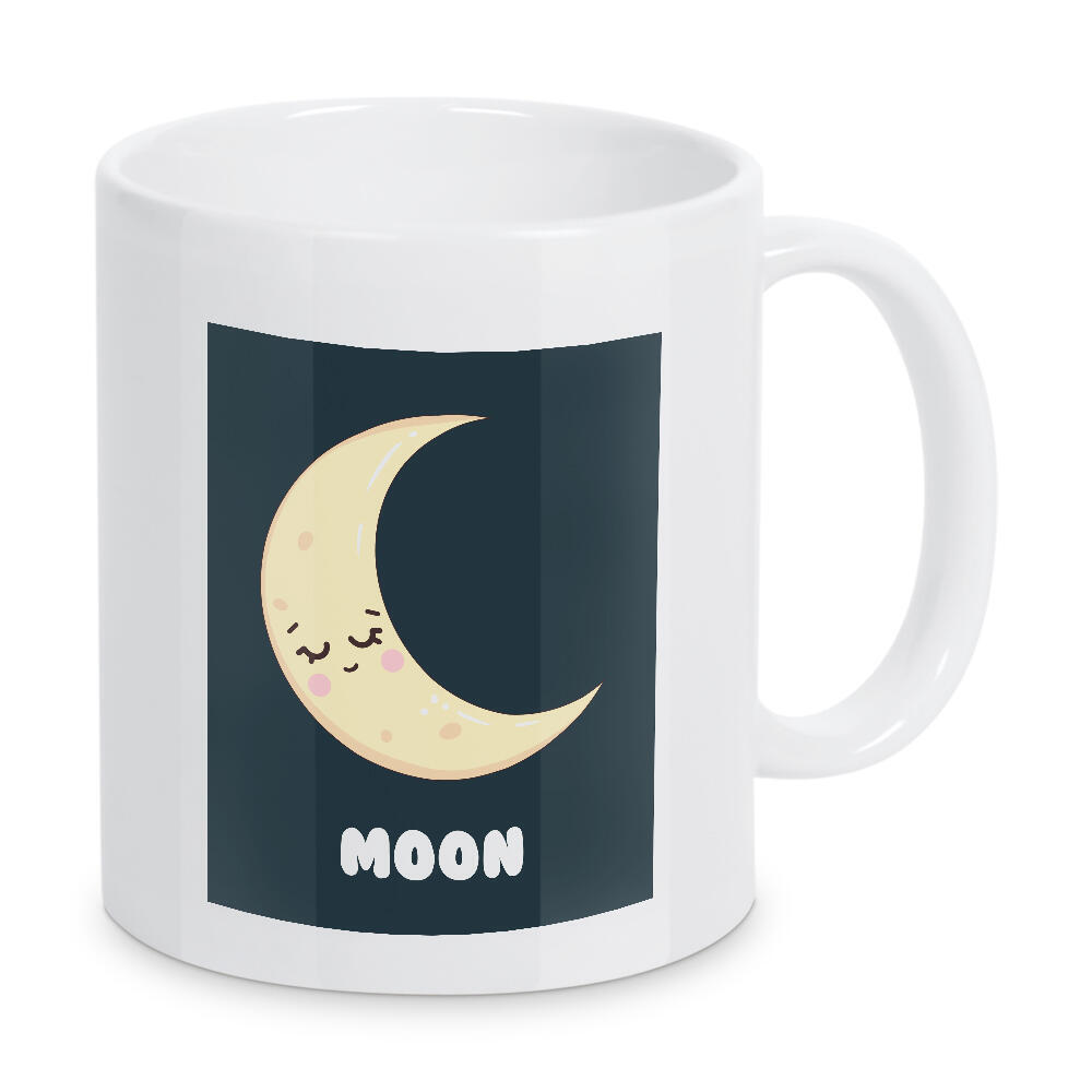 Tasse "Cute moon" artboxONE - Für Kinder - Cute moon,Kids,Kids room decor,Kids room,Moon,Cute