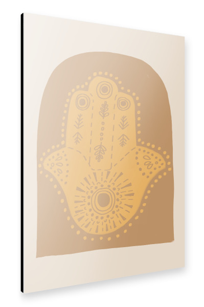 Alu-Dibond "Boho Style Hand Paint" 30x20 cm artboxONE