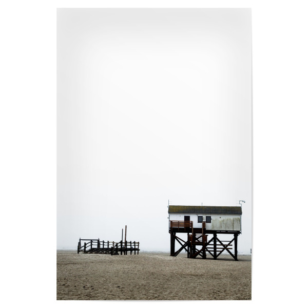 Poster "Another house on the beach" artboxONE - Natur,Reise,Architektur,Reise / Strand und Meer