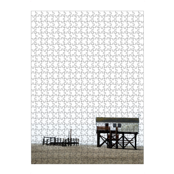 Puzzle Ravensburger "Another house on the beach" artboxONE - Natur,Reise,Architektur,Reise / Strand und Meer