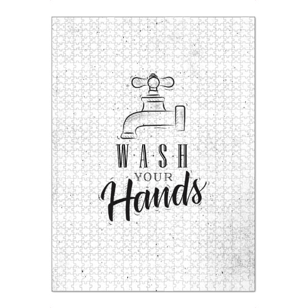 Puzzle Ravensburger "Bathroom faucet graphic" artboxONE - Typografie,Für Kinder,Für Mama,Für Papa