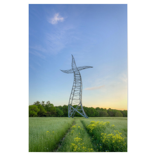 Poster 30x20 cm "Skulptur Zauberlehrling Oberhausen" artboxONE - Städte,Natur,Reise,Architektur,Reise / Länder