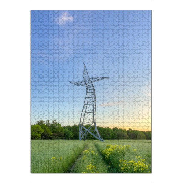 Puzzle Ravensburger "Skulptur Zauberlehrling Oberhausen" artboxONE - Städte,Natur,Reise,Architektur,Reise / Länder