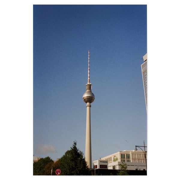 Poster 30x20 cm "Fernsehturm Berlin" artboxONE - Städte,Städte / Berlin,Reise,Architektur