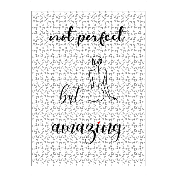 artboxONE Puzzle "Nicht Perfekt" artboxONE - Typografie